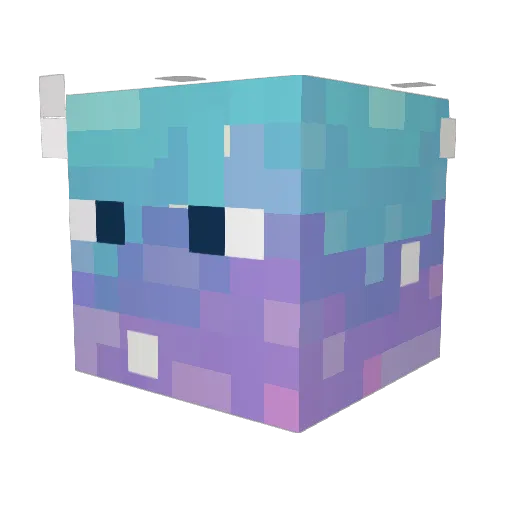 archiveExist Minecraft avatar head, 3D render