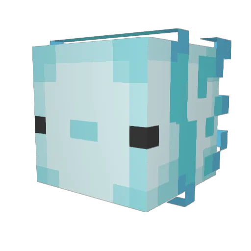 archlo Minecraft avatar head, 3D render