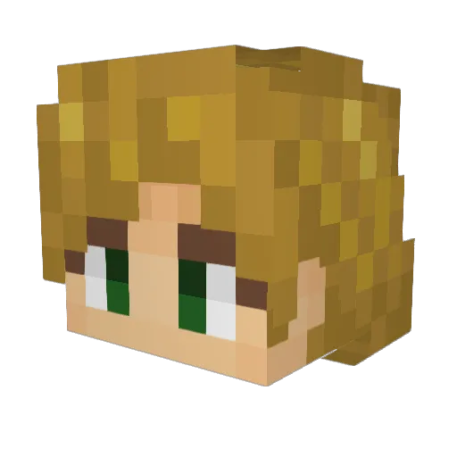 archon_andromeda Minecraft avatar head, 3D render