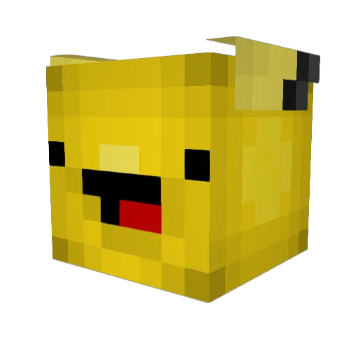 archpredator Minecraft avatar head, 3D render