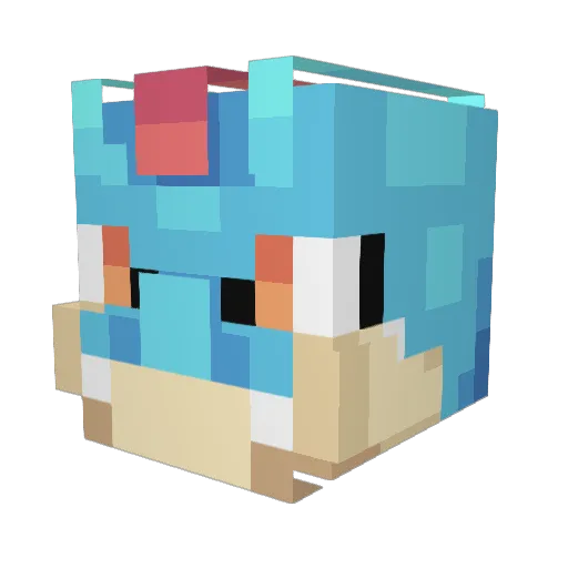 archy_21 Minecraft avatar head, 3D render