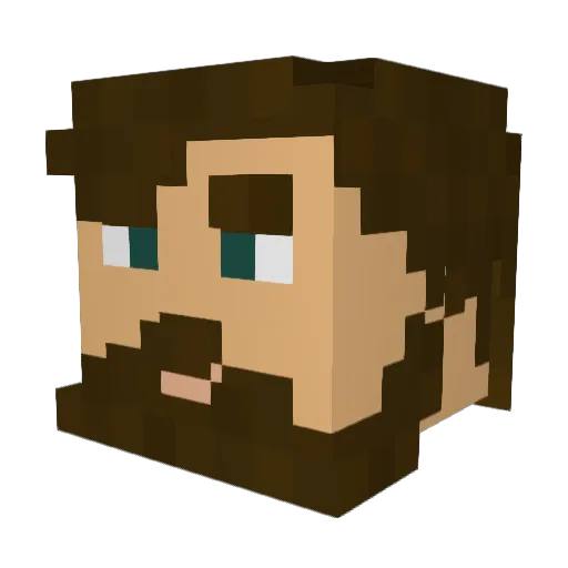 arckange10 Minecraft avatar head, 3D render