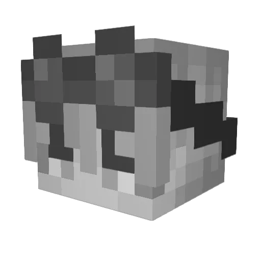 arctic_foxx21 Minecraft avatar head, 3D render