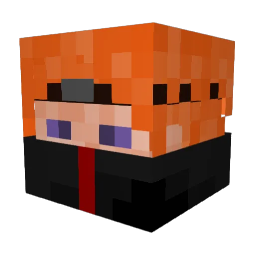 arcticx108 Minecraft avatar head, 3D render