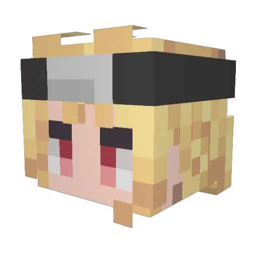 arctigloo Minecraft avatar head, 3D render