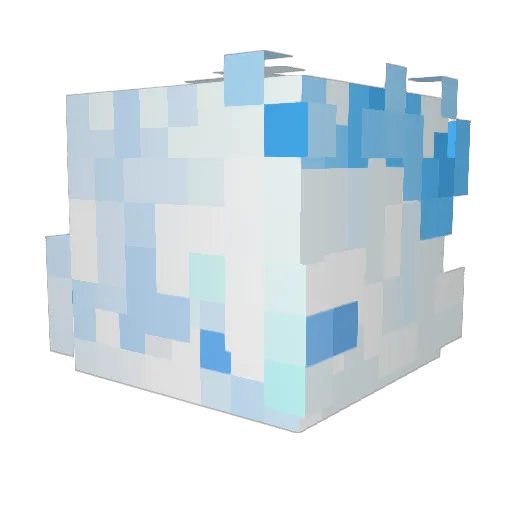 arcuh Minecraft avatar head, 3D render