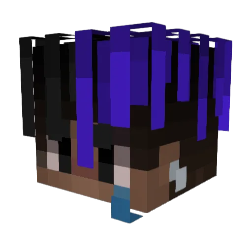 arda2g Minecraft avatar head, 3D render