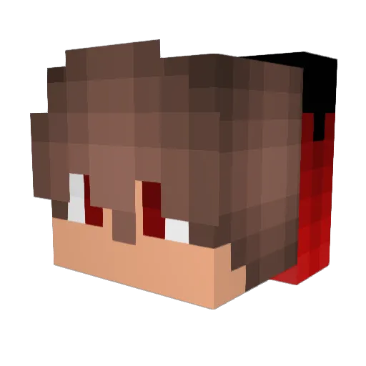 ardakav Minecraft avatar head, 3D render