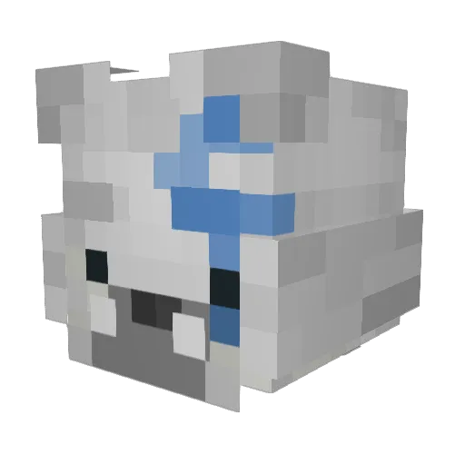 ardis33 Minecraft avatar head, 3D render