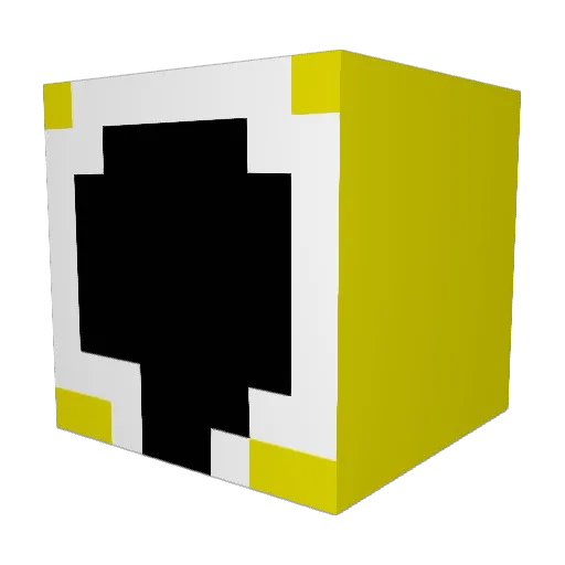 arealDUCK64 Minecraft avatar head, 3D render