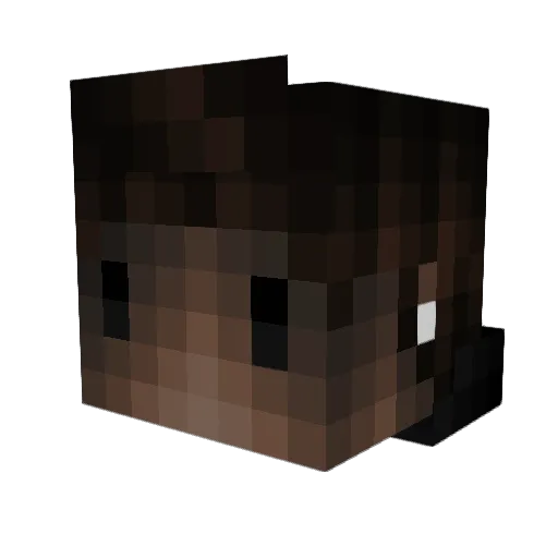 areczeG_ Minecraft avatar head, 3D render