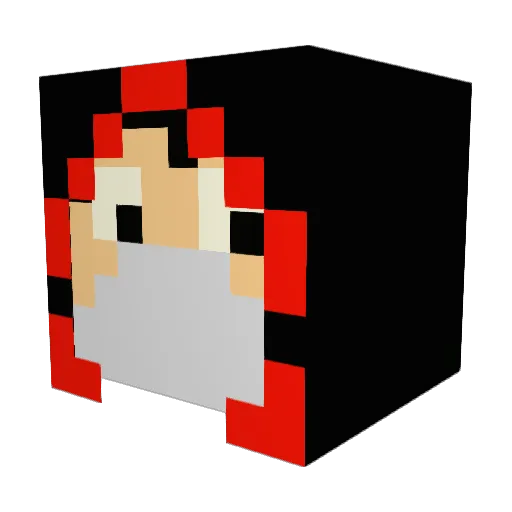areeb112 Minecraft avatar head, 3D render