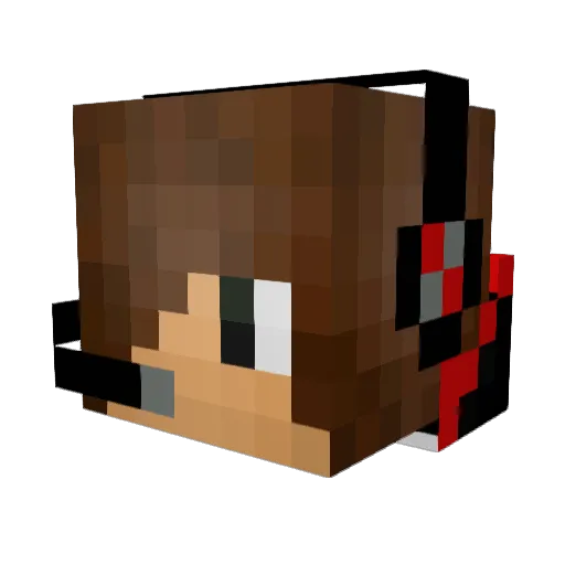 aremer7 Minecraft avatar head, 3D render