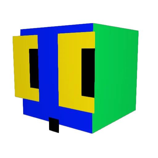 arenotelicon Minecraft avatar head, 3D render