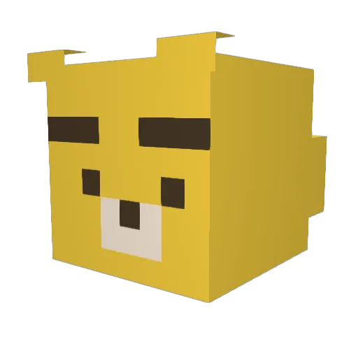 arenyy Minecraft avatar head, 3D render