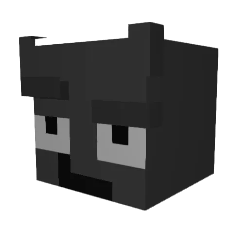 aresMC__ Minecraft avatar head, 3D render