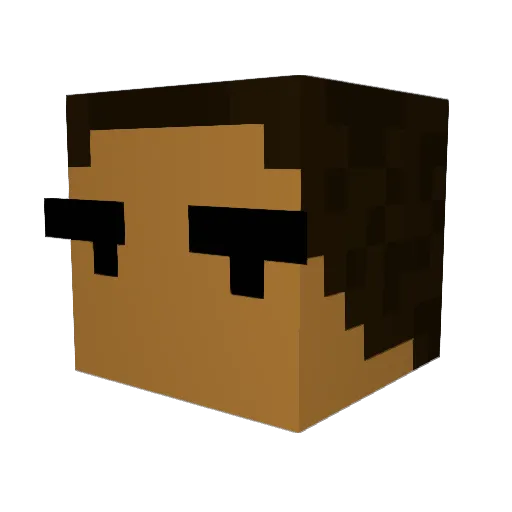 aresonn Minecraft avatar head, 3D render