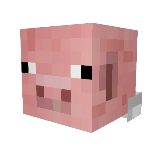 aresthegreat Minecraft avatar head, 3D render