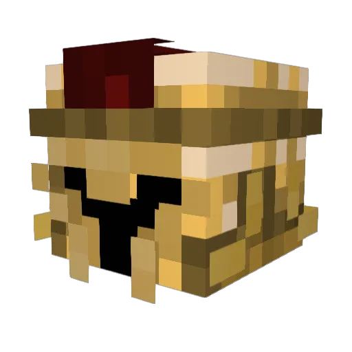 arestruz Minecraft avatar head, 3D render