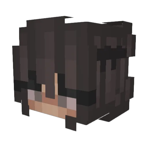 arevs Minecraft avatar head, 3D render