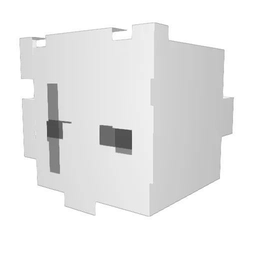 arexxxa Minecraft avatar head, 3D render