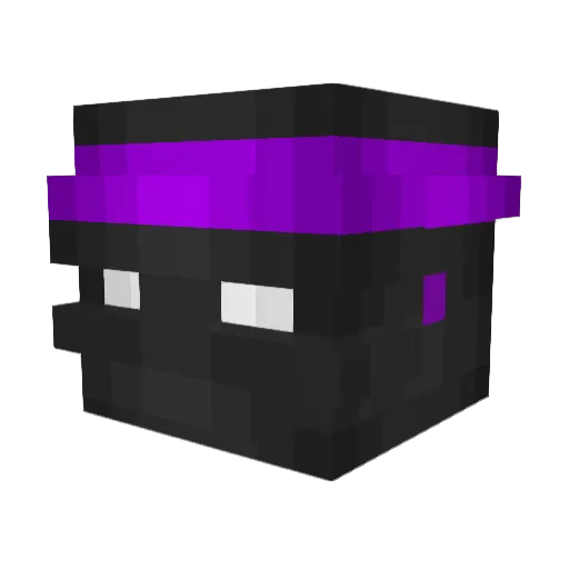 arfa_ Minecraft avatar head, 3D render