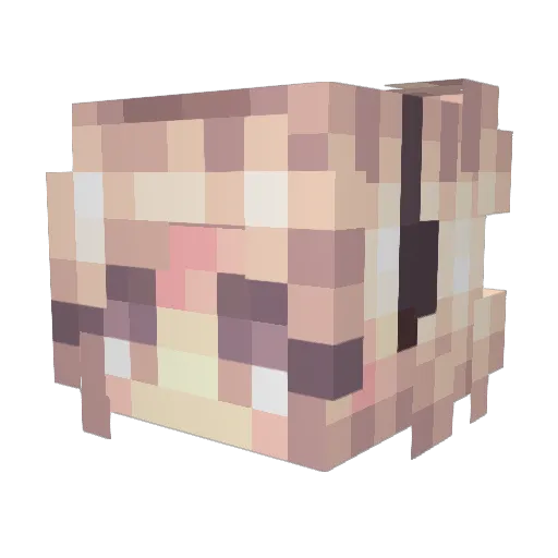 arhada123 Minecraft avatar head, 3D render