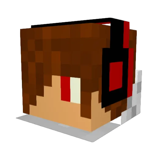 arhamaria34 Minecraft avatar head, 3D render