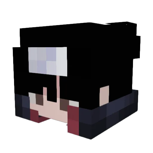 arhanwtd Minecraft avatar head, 3D render