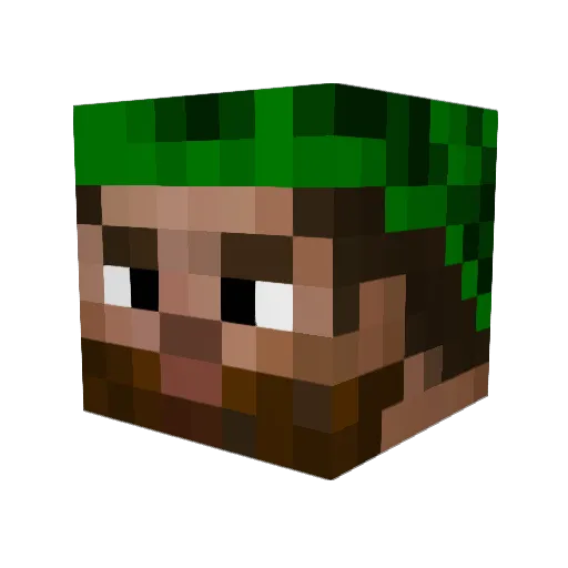 arheru Minecraft avatar head, 3D render