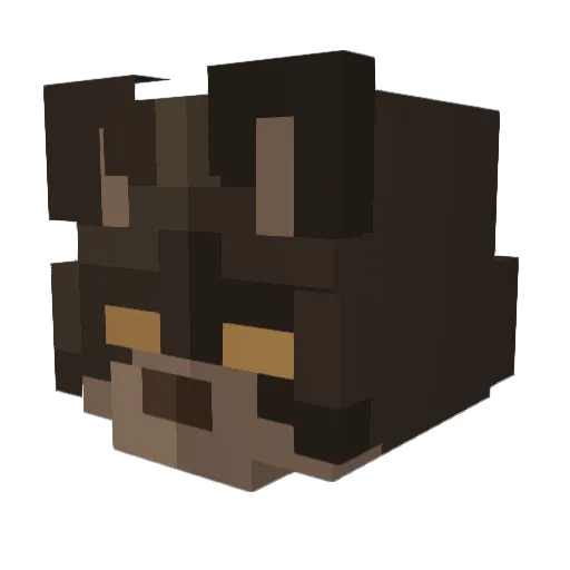 ari_ss Minecraft avatar head, 3D render