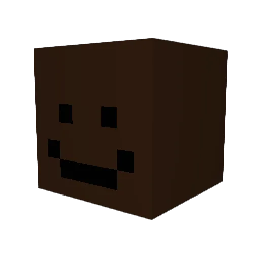 arianathebarbie Minecraft avatar head, 3D render