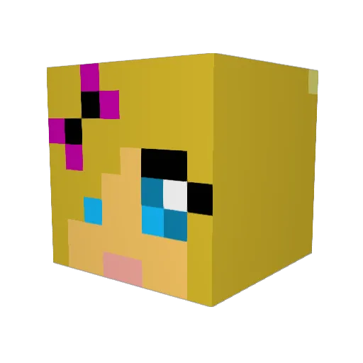 arianna66 Minecraft avatar head, 3D render