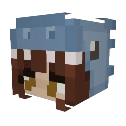 arianna8416 Minecraft avatar head, 3D render