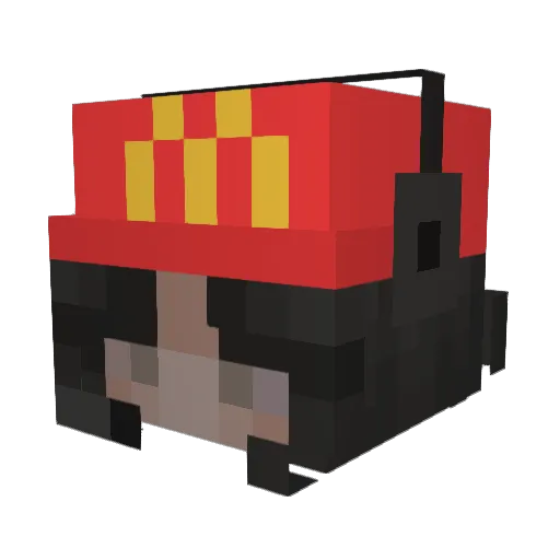 ariannagsy Minecraft avatar head, 3D render