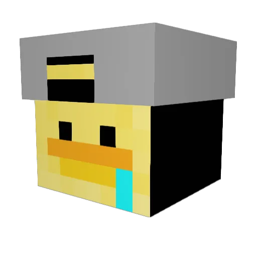 arianthea Minecraft avatar head, 3D render
