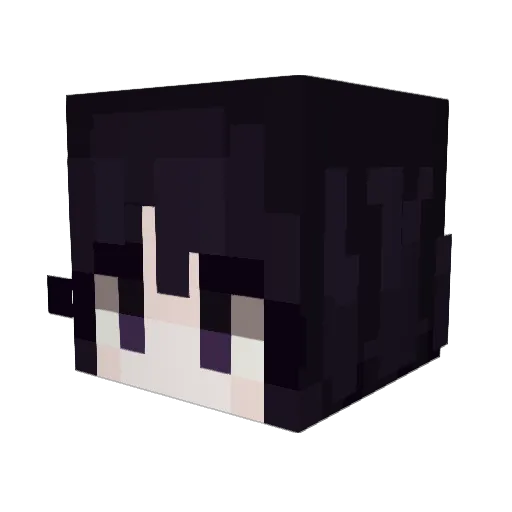 ariapet Minecraft avatar head, 3D render