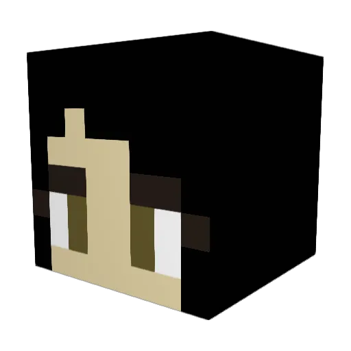 aribeee Minecraft avatar head, 3D render