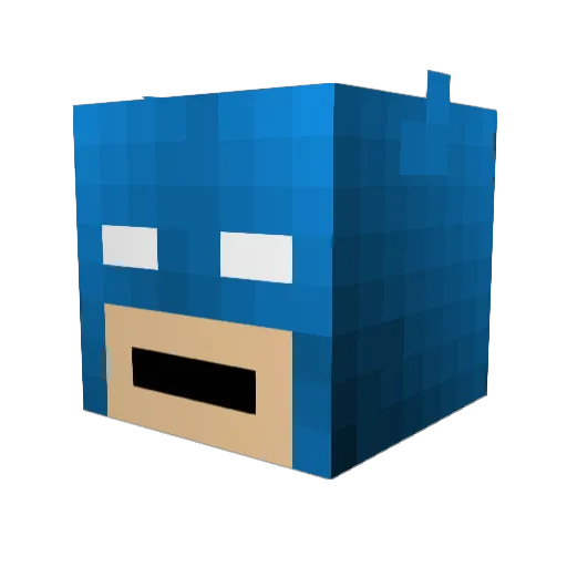 aric007 Minecraft avatar head, 3D render
