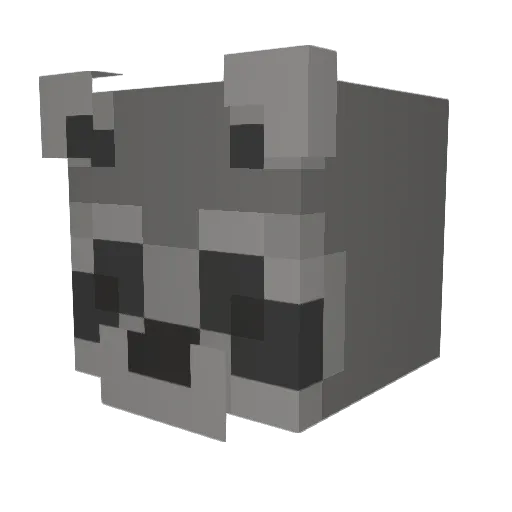 arichlee Minecraft avatar head, 3D render