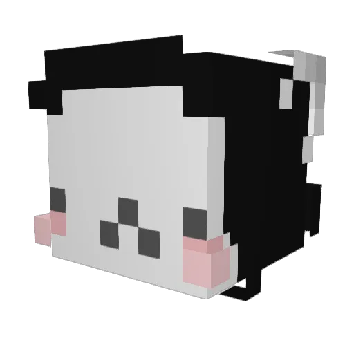 aricsii Minecraft avatar head, 3D render
