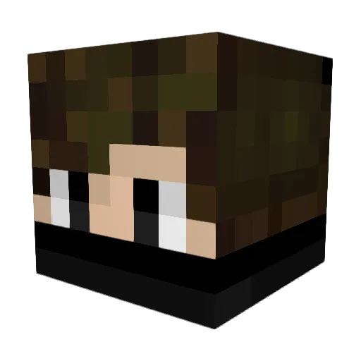 ariel1245 Minecraft avatar head, 3D render