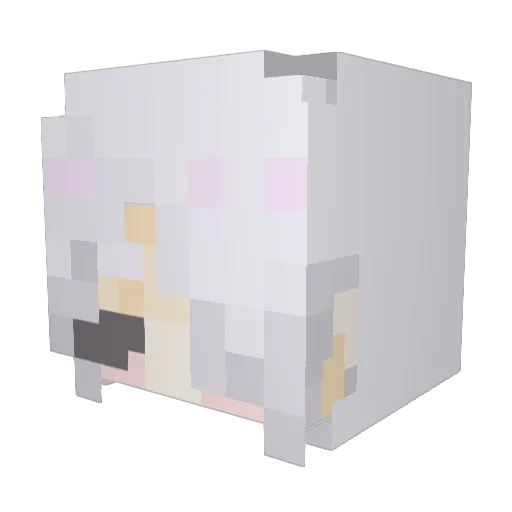 ariel222666 Minecraft avatar head, 3D render
