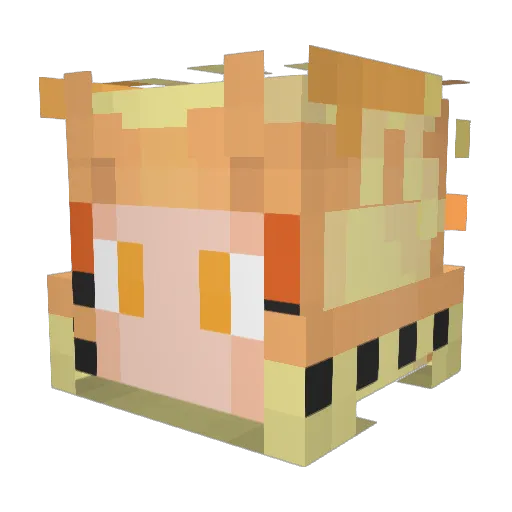 ariel3202 Minecraft avatar head, 3D render