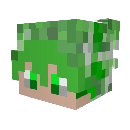 ariel82 Minecraft avatar head, 3D render