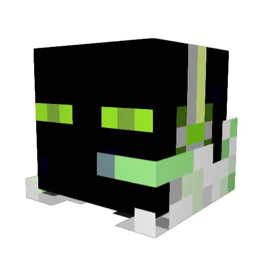 arielle123 Minecraft avatar head, 3D render