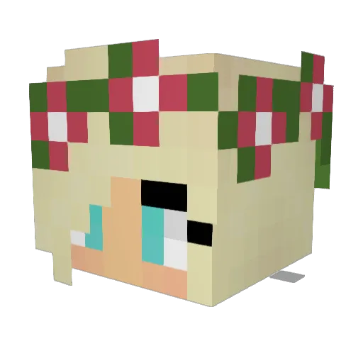 aries0426 Minecraft avatar head, 3D render