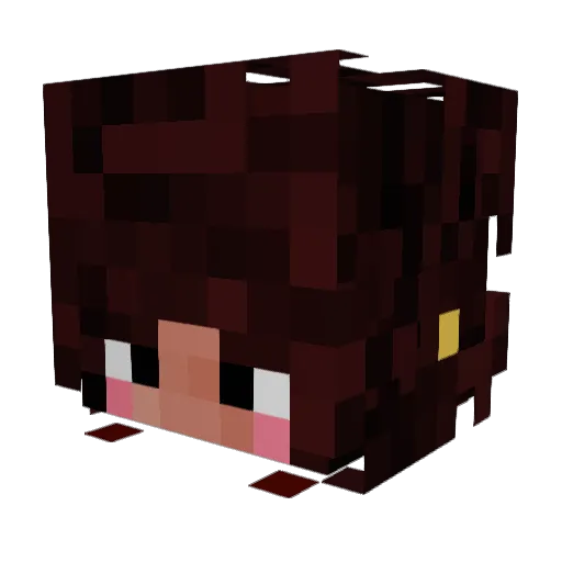 ariesberries99 Minecraft avatar head, 3D render
