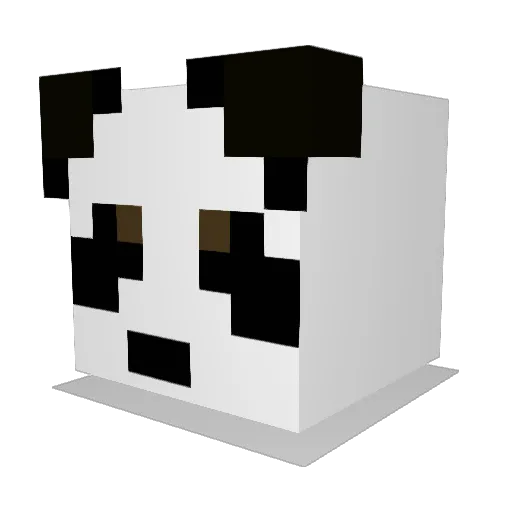 arigould Minecraft avatar head, 3D render