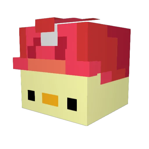 ariiiiiiii12 Minecraft avatar head, 3D render